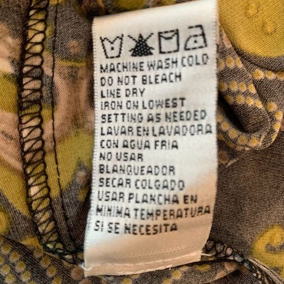 Chelsea Suite Patterned Sheath Dress Green Black Knit Stretch Size 10P - Picture 8 of 9